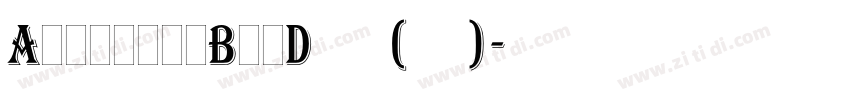 AlgerianBasD 普通(西方)字体转换